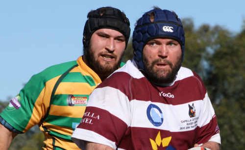 Capella Cattledogs on the run against Emerald on Saturday in Tieri. Capella Cattledogs on the run against Emerald on Saturday in Tieri.